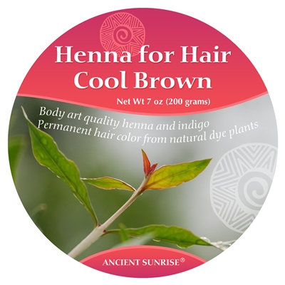 Sample Ancient Sunrise Henna for Hair Cool Brown Kit