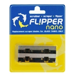 Flipper Nano Stainless Steel Replacement Blades for Glass Tanks 2 pack