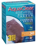 AquaClear 30 Activated Carbon Filter Insert, 3 Pack  (A-1382)