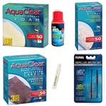 AquaClear 50 Power Filter Deluxe Maintenance Inserts Package