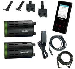 Kessil TWO A160 Tuna Sun LED Lights with New Spectral Controller X & TWO Gooseneck Package