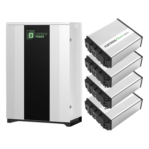 Fortress Power DuraRack DURARACK-4-EFLEX IP65 Rated Enclosure w/ (4) 5.4kWh eFlex Lithium Batteries
