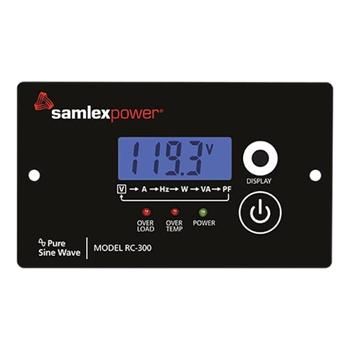 Samlex RC-300 Remote Control For PST1500, PST2000, PST3000 Series Inverters w/ 25ft Cable