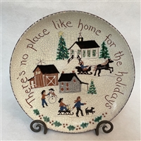 There's No Place Like Home for the Holidays Plate (MTO) $135