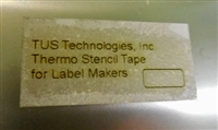 Thermo Self Stencil Material in cassette