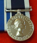 Full Size Navy Long Service and Good Conduct Medal ER II