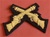 Mess Dress Crossed Rifles marksman Badge ( Skill at Arms Instructors Badge )