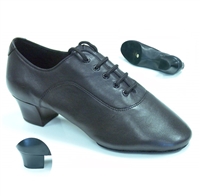 Tomas Black Leather Latin Shoe - JT & Tomas Collection | Blue Moon Ballroom Dance Supply