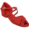 Ultimate Wrapstar Dk Red Microsuede - Ladies Dance Shoes | Blue Moon Ballroom Dance Supply
