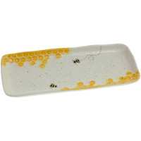 Sunny Bee Rect Plate