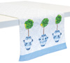 Blue Topiary Table Runner