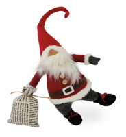 Santa Claus Gnome Shelf Sitter