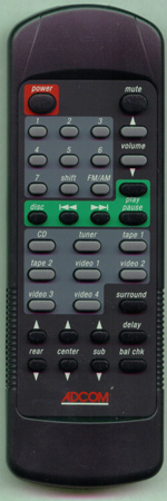 ADCOM RC55 Genuine  OEM original Remote