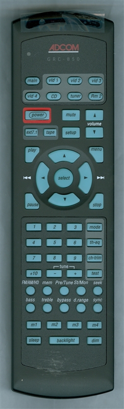 ADCOM GRC-850 Genuine OEM original Remote