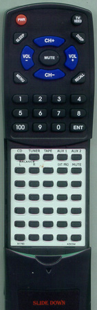 ADCOM RC750 GFP750RC replacement Redi Remote