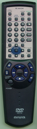 AIWA 5-147-503-89 RCAVL04 Genuine  OEM original Remote