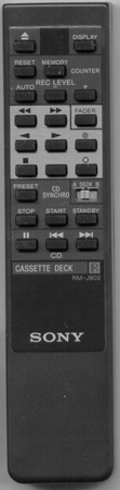 SONY 1-465-369-11 RMJ902 Genuine  OEM original Remote