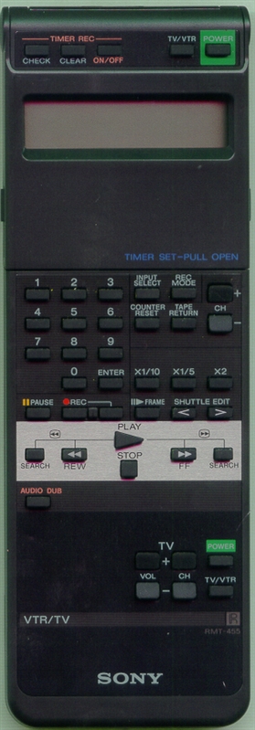 SONY 1-465-576-11 RMT-455 Genuine  OEM original Remote