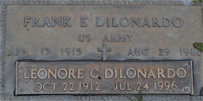 Frank E. Dilonardo U.S. Army WWII