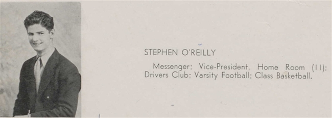 Stephen J. O'Reilly U.S. Navy WWII