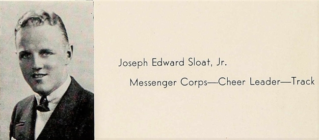 Joseph E. Sloat U.S. Navy WWII