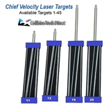 Laser Target Complete Set #1-#45  Compare to Chief Velocity  Targets