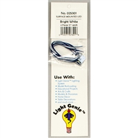 025301 LIGHT GENIE LED WHITE WITH 12" LEADS (4 pack)