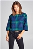 Plaid Out Of Here Top