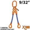 9/32 Inch X100 ADOS Grade 100 Chain Sling