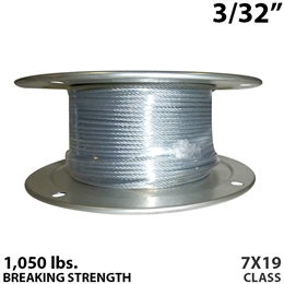 3/32" 7x19 Galvanized Aircraft Cable