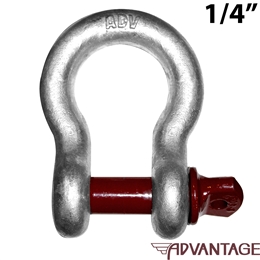 1/4" Imported Screw Pin Shackle