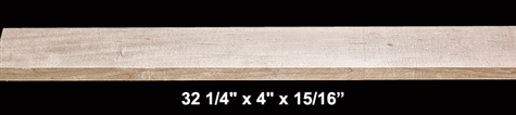 Quarter-Sawn Hard Maple Neck Blank - 32 1/4" x 4" x 15/16" - $40.00