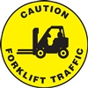 Caution Sign -  Forklift Traffic Mark