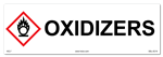 Oxidizers Cabinet or Secondary Containment Sign