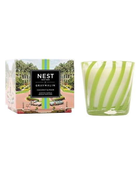 NEST x Gray Malin Coconut & Palm 3-Wick Candle