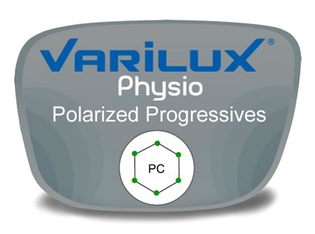 Varilux Physio Progressive (no-line) Polycarbonate Polarized Prescription Eyeglass Lenses