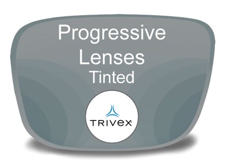 Progressive (no-line) Trivex Tinted Prescription Eyeglass Lenses