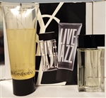 YSL Yves Saint Laurent Live Jazz Eau De Toilette 2 Piece Gift Set