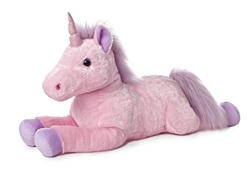 Celestia Pink Unicorn Super Flopsie 28" Long