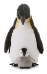 Emperor Penguin with Baby 12" H