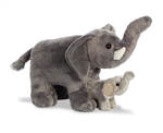 Elephant Mom and Baby Destination Nation 15" L
