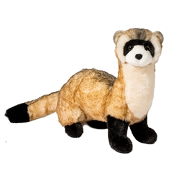 VInce Black Fotted Ferret 10" L w/o tail 17" L with tail