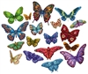 Butterflies 18 Shaped Puzzles  500 Piece Total by Lafayette Puzzle Company