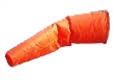 18" x 96" Orange Nylon Windsock for Aircrafts | Brown Aircraft Supply