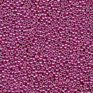 8/0 Duracoat Galvanized Hot Pink Miyuki Seed Beads